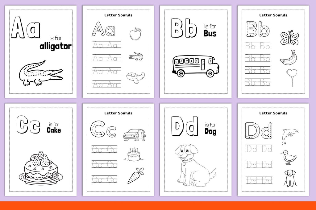 Alphabet Preschool Learning Planner for Kids