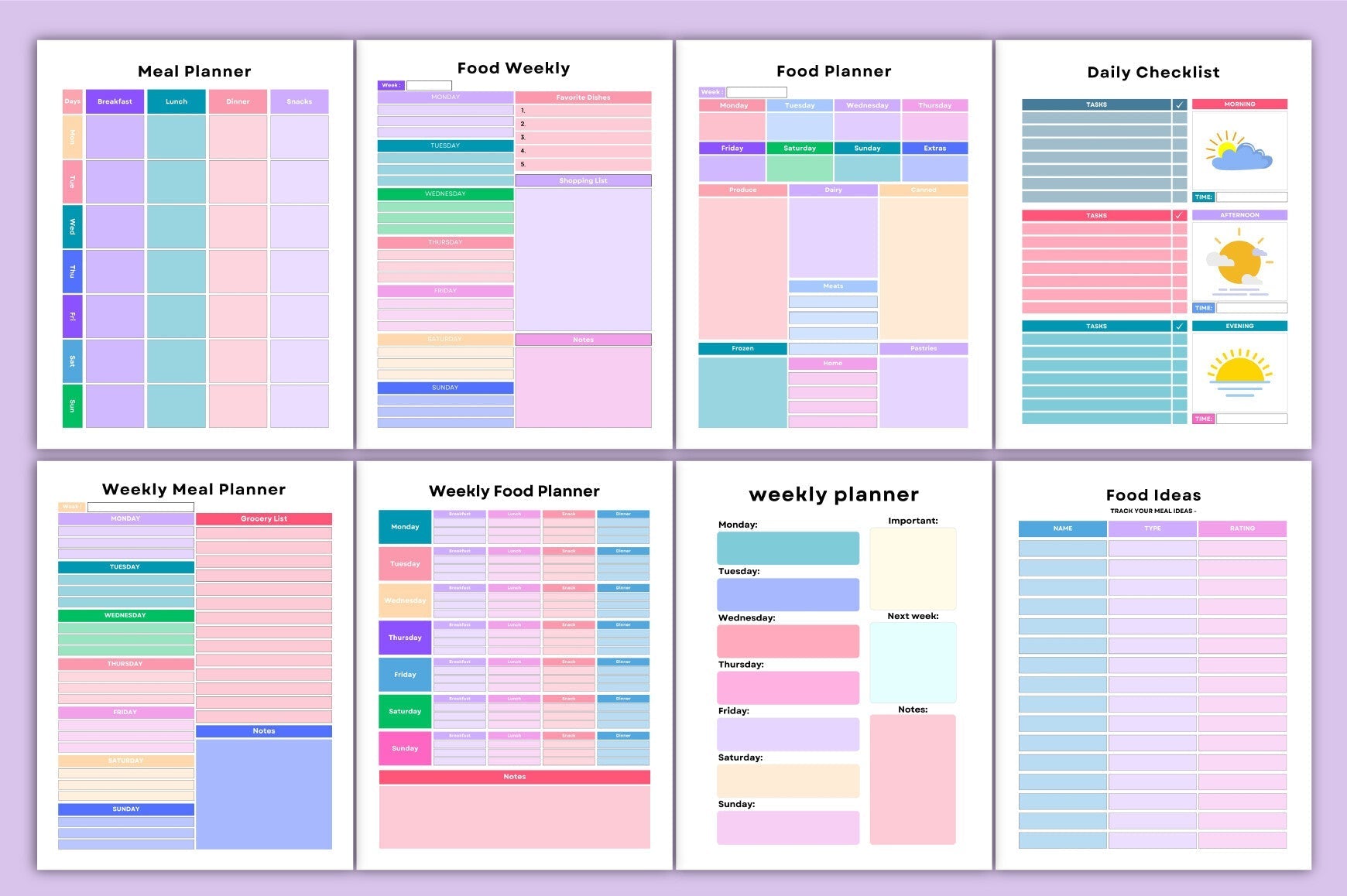 Food Journal for Tracking Meals and Nutrition
