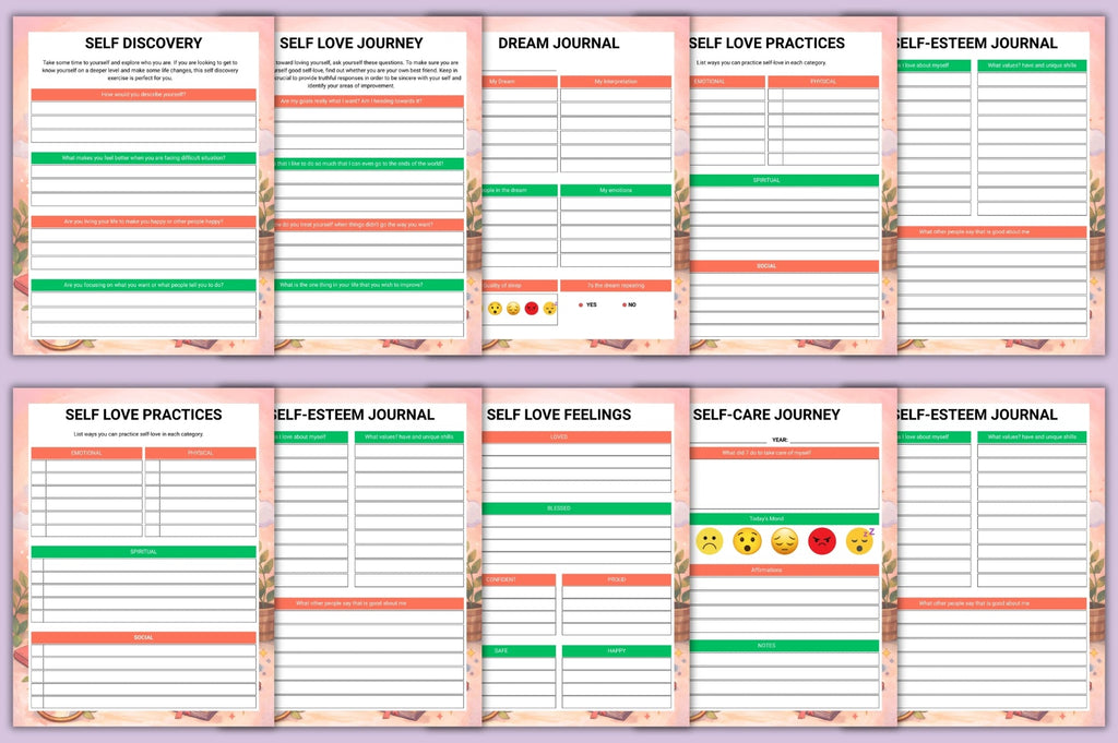 Self Love Healing Workbook