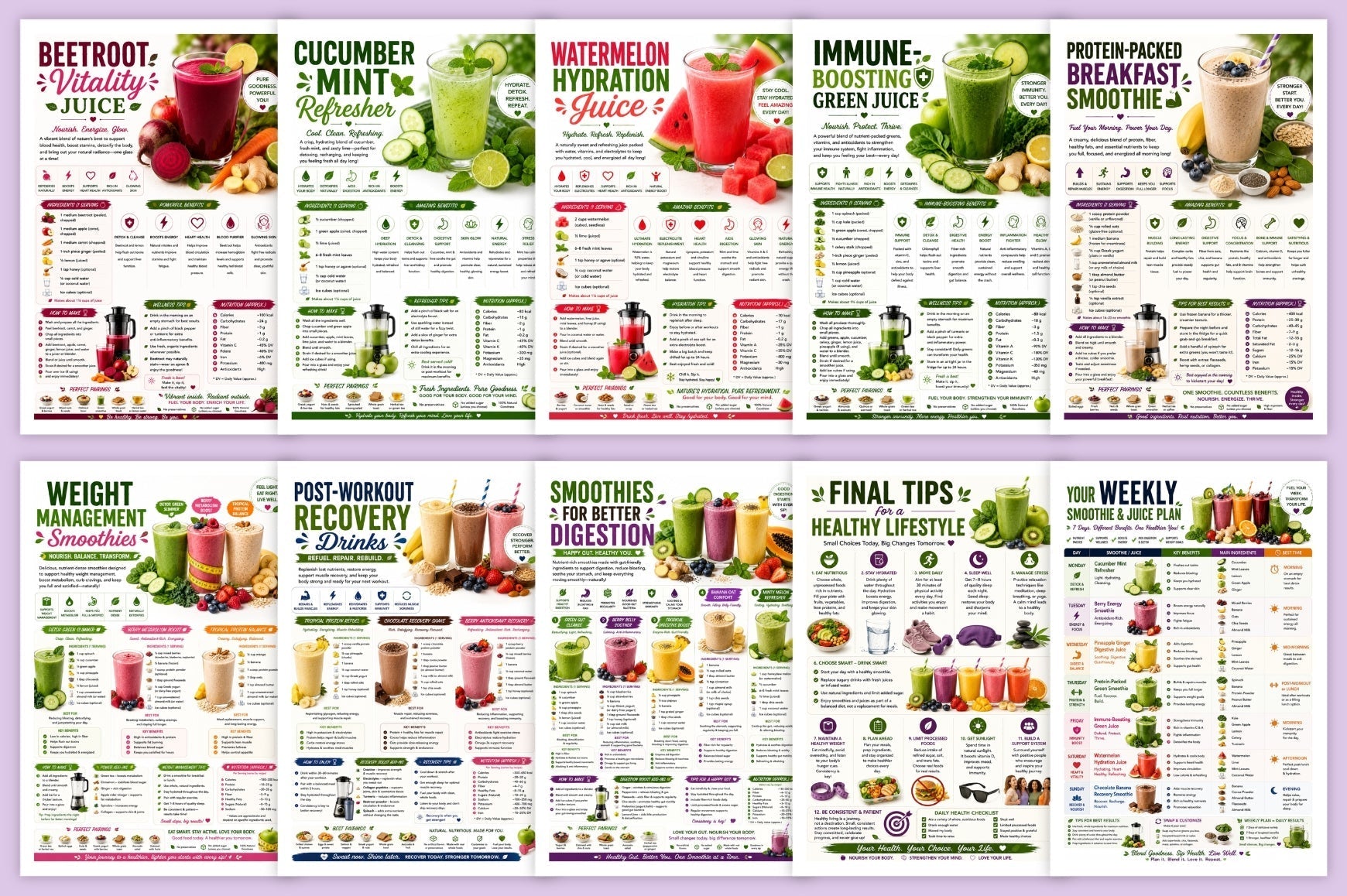 Fresh Blend Recipes For Health Energy Wellness