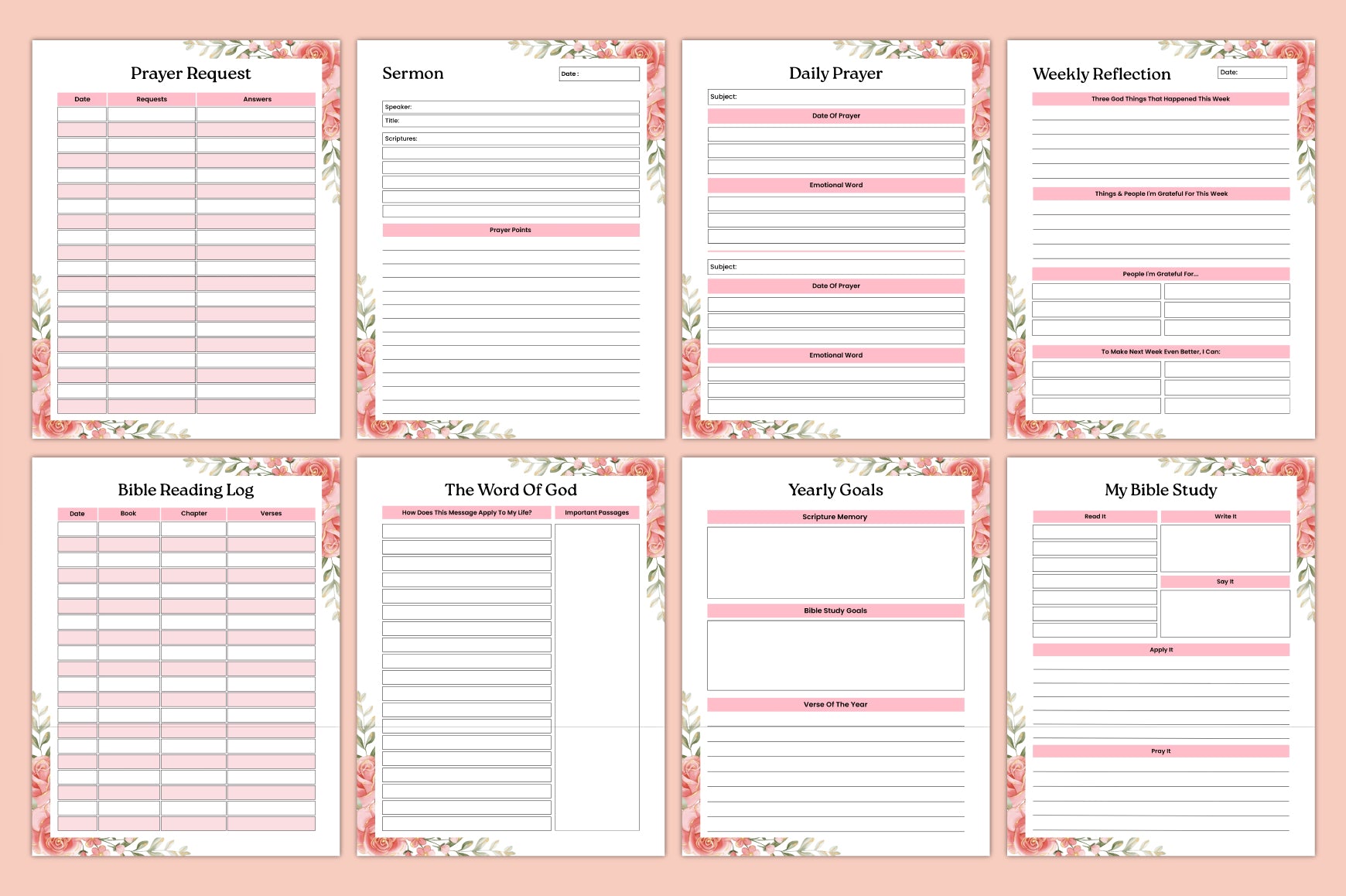 Bible Study Reflection Journal