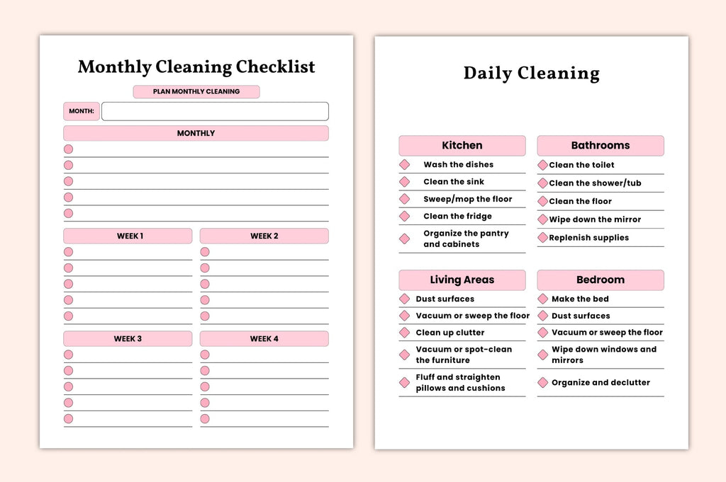 Home Cleaning Planner