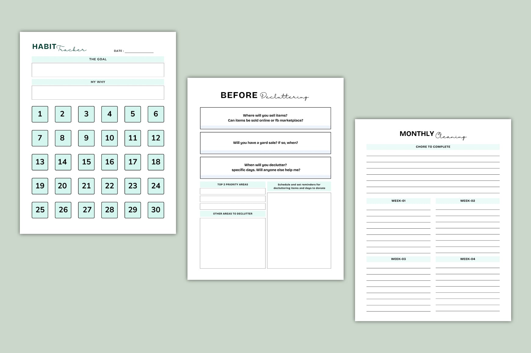 Simplify Life Planner
