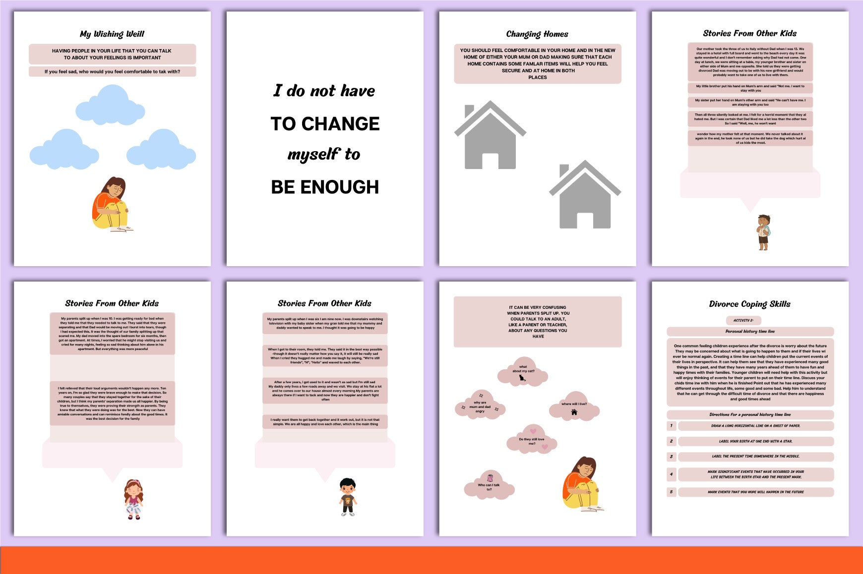 Coping With Divorce: Kids Planner