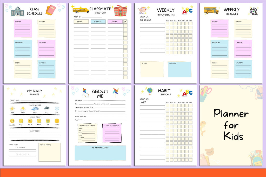 Kids Planner: Organize and Inspire
