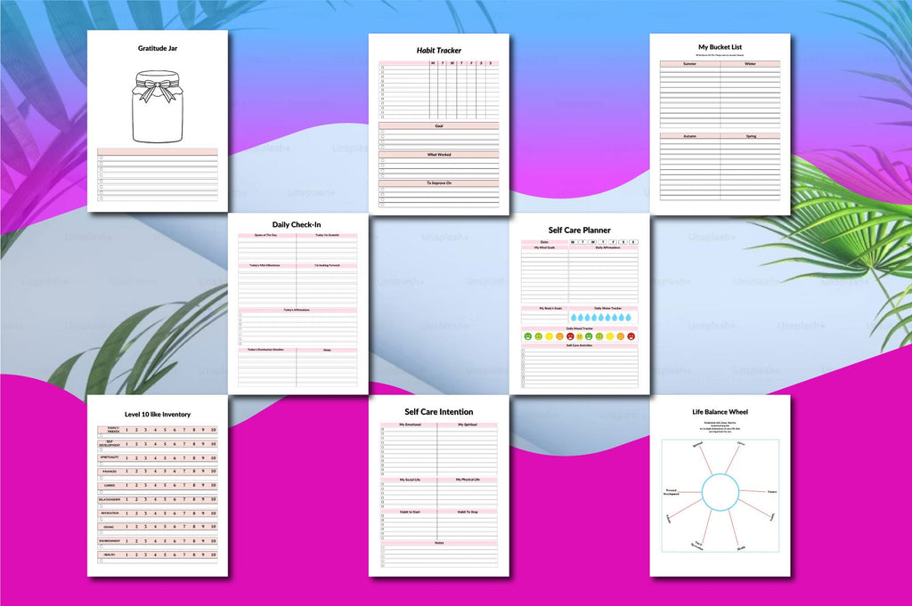 ADHD Printable Planner with focus, organization, and printable worksheets