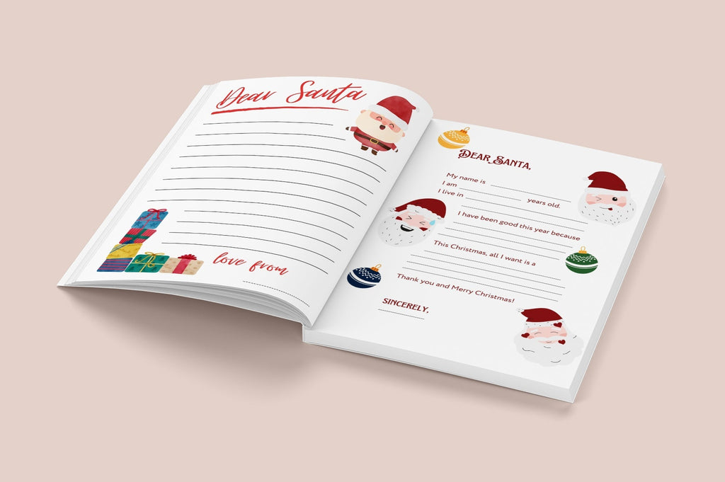Mega Letter to Santa for Kids Planner