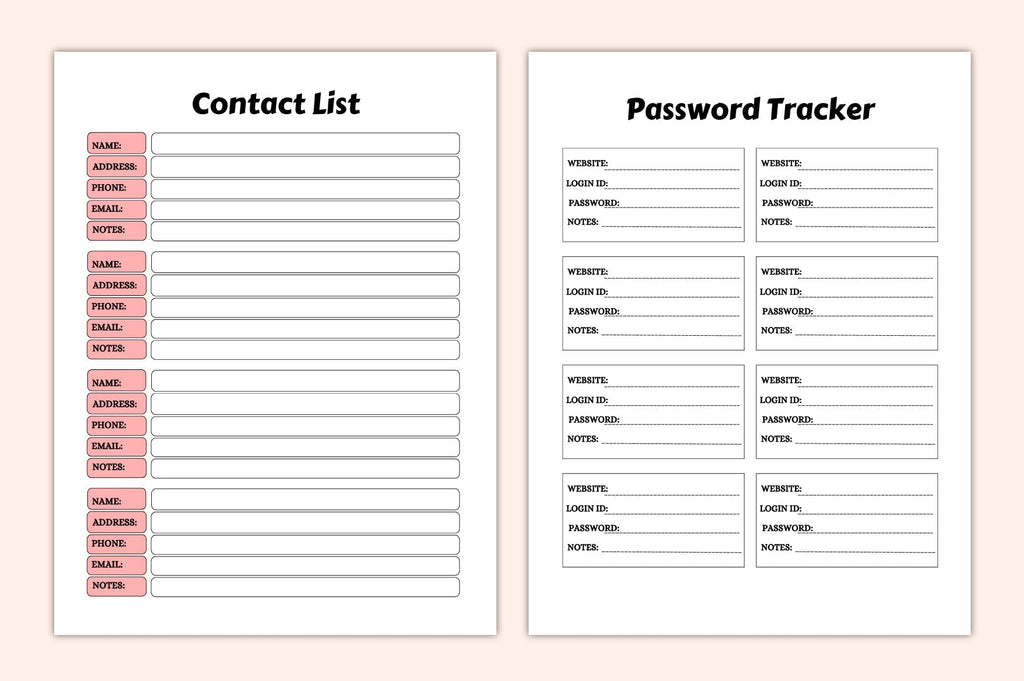 Essentials Starter Guide Planner