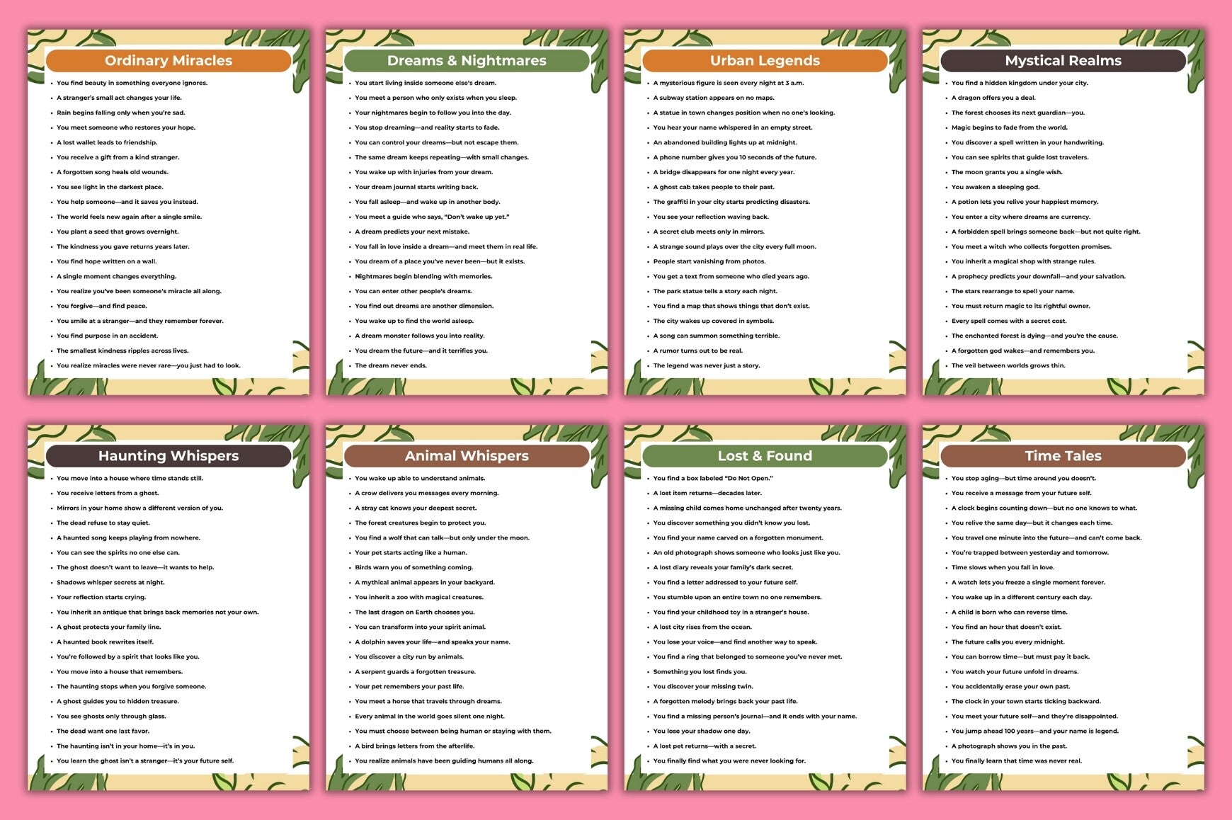 Seeds Prompts