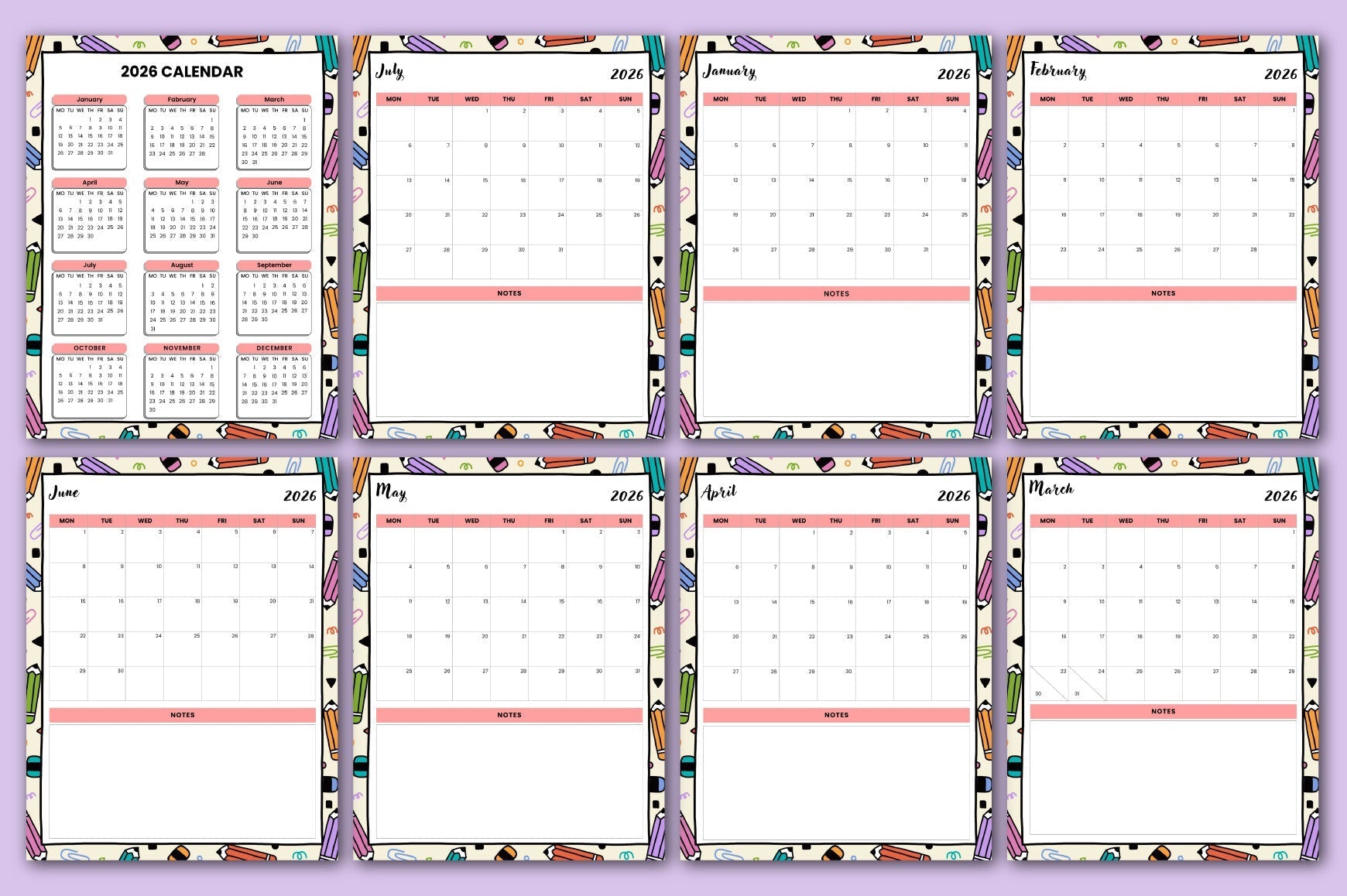 Home School Planner for Effective Organization
