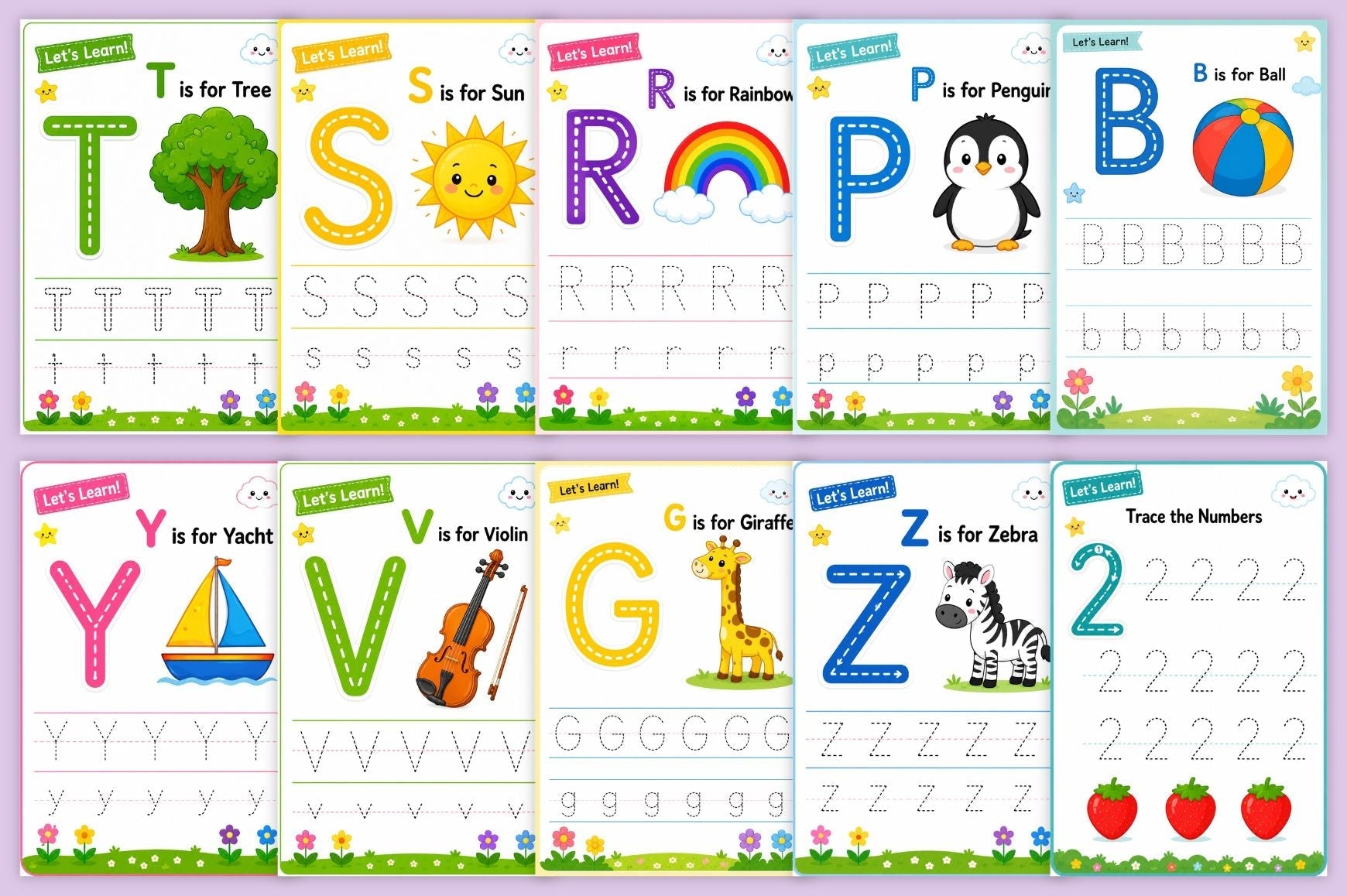 Learn Trace For Preschoolers