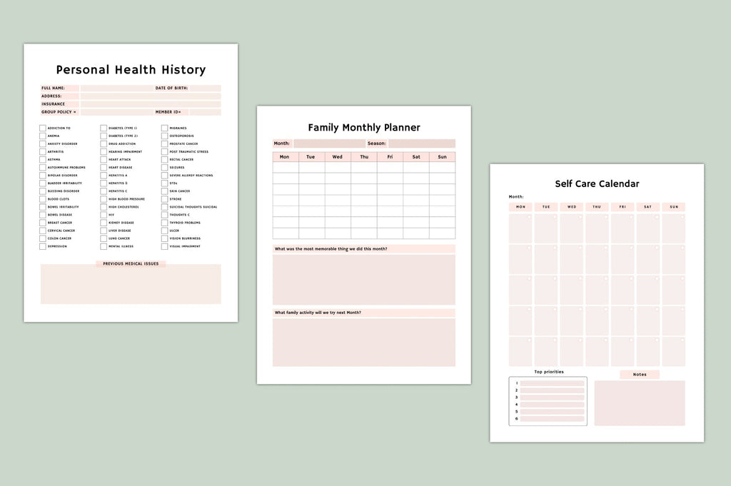 Happy Family Scheduling Planner