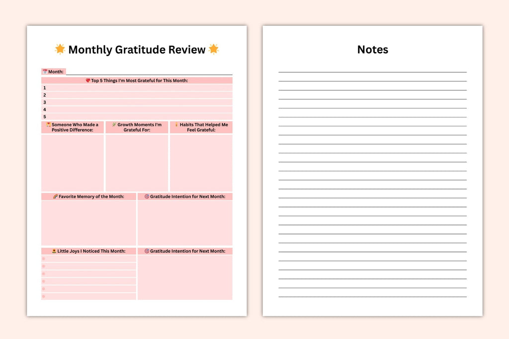 Gratitude Mindset Journal