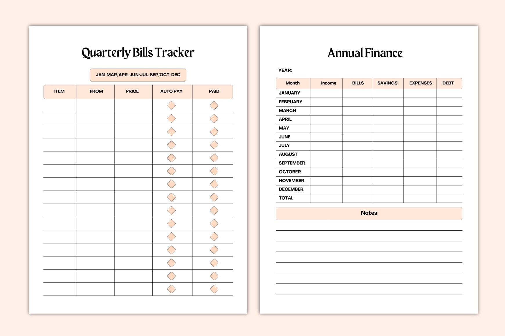 Financial Budget Planner