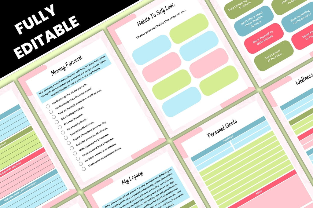 Ultimate Self Love Journey Planner