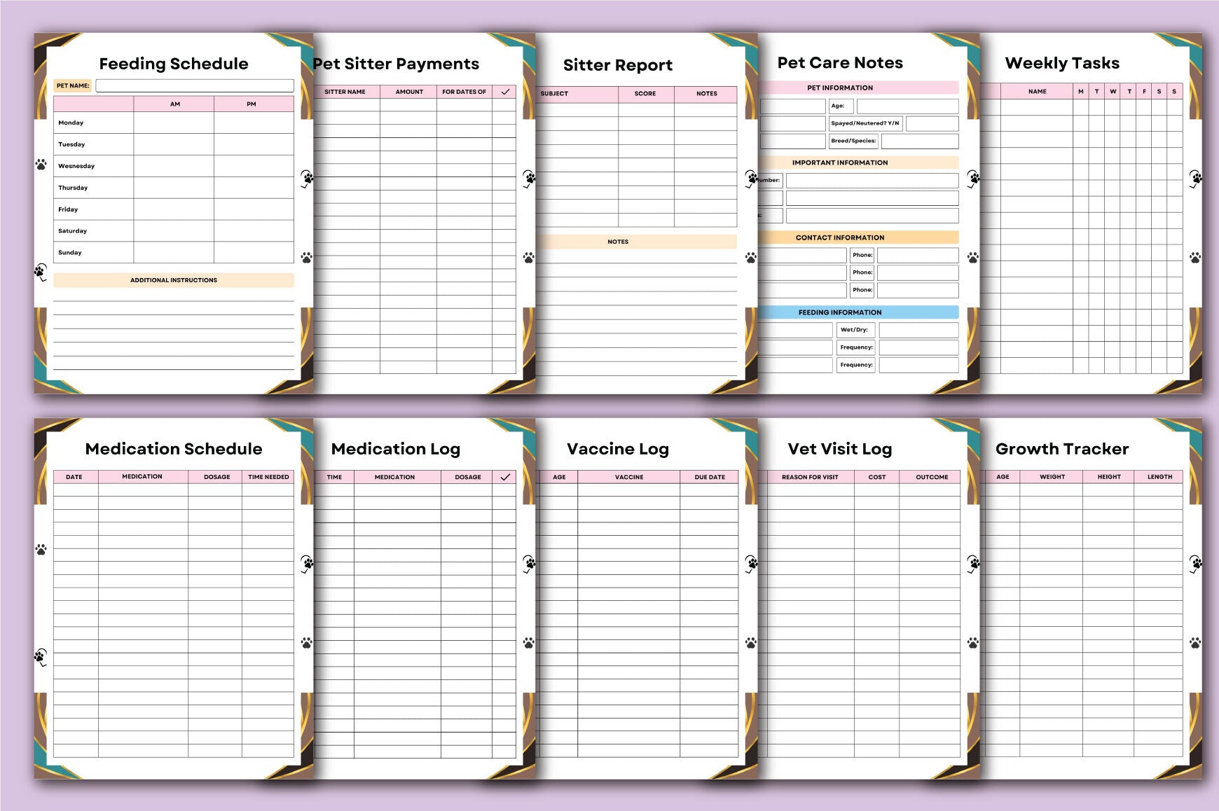 Pet Care Planner
