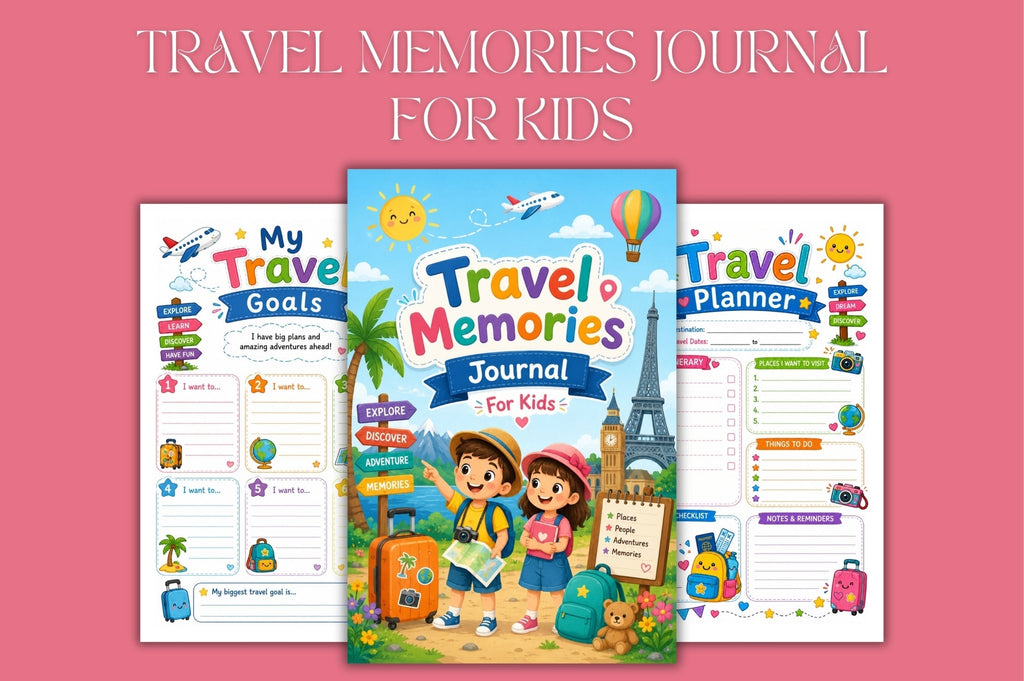 Travel Memories For Kids Journal