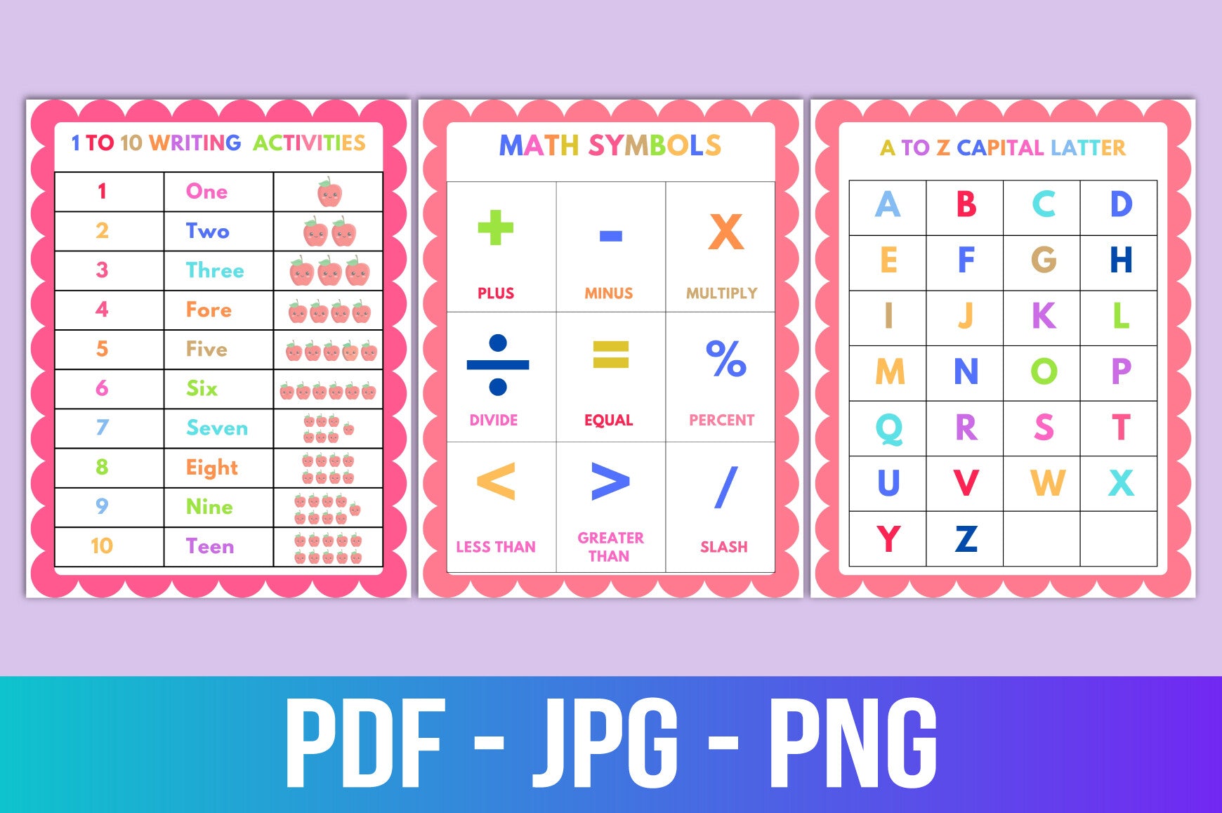 Kids Basic Education Planner