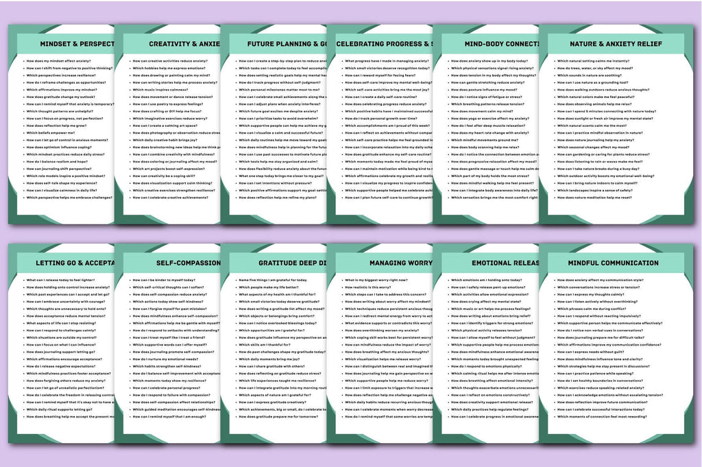 Guided Anxiety Prompts for Relief