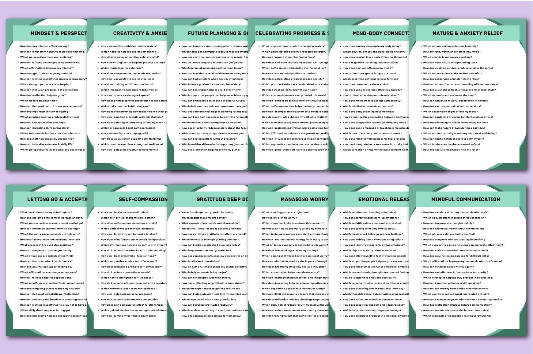 Guided Anxiety Prompts for Relief