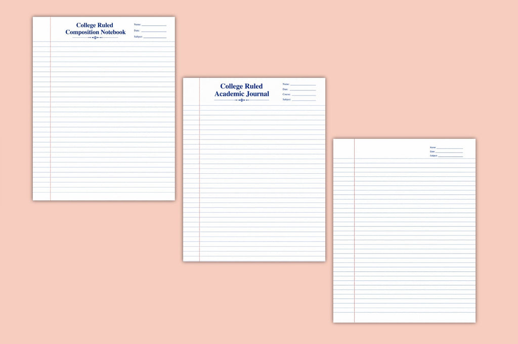 College Ruled Note Book