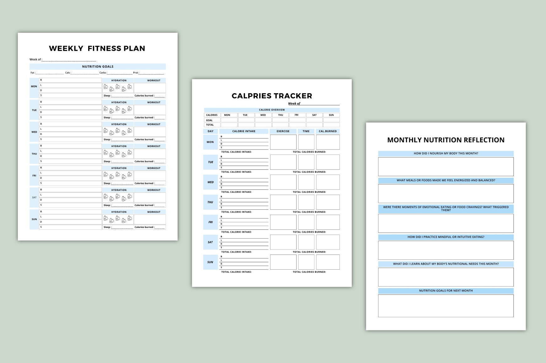 Fit Track Pro Planner