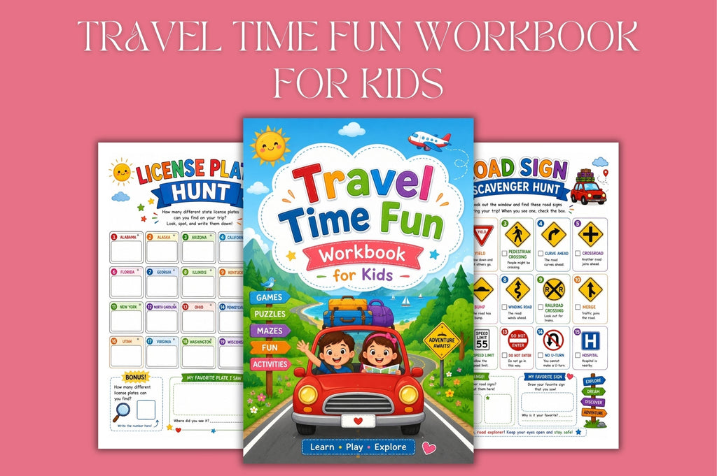 Travel Time Fun For Kids Workbook