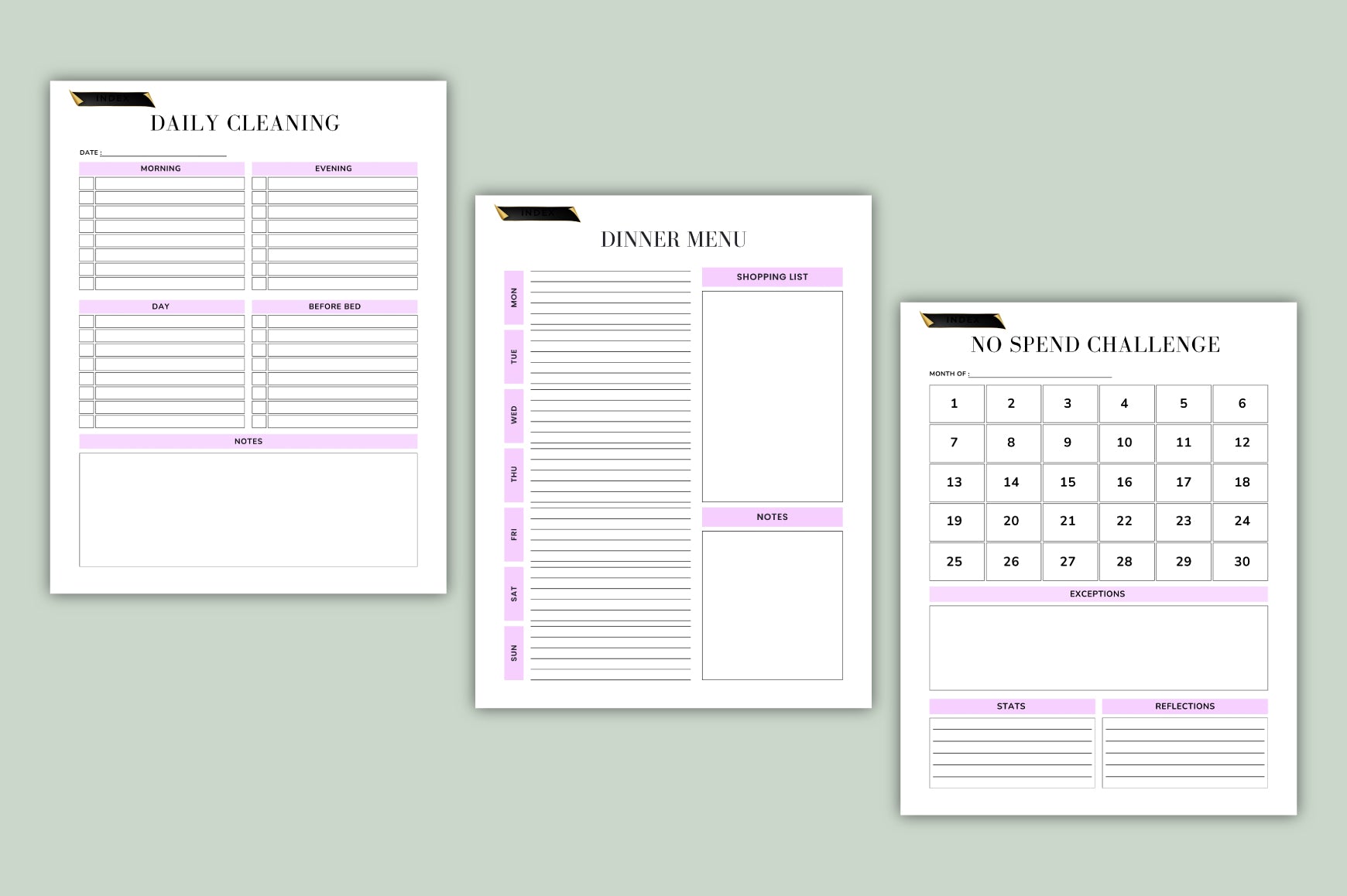 Household Binder Planner