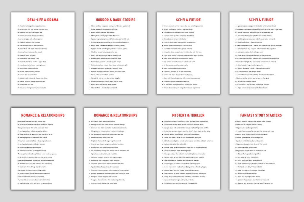Starter Prompts