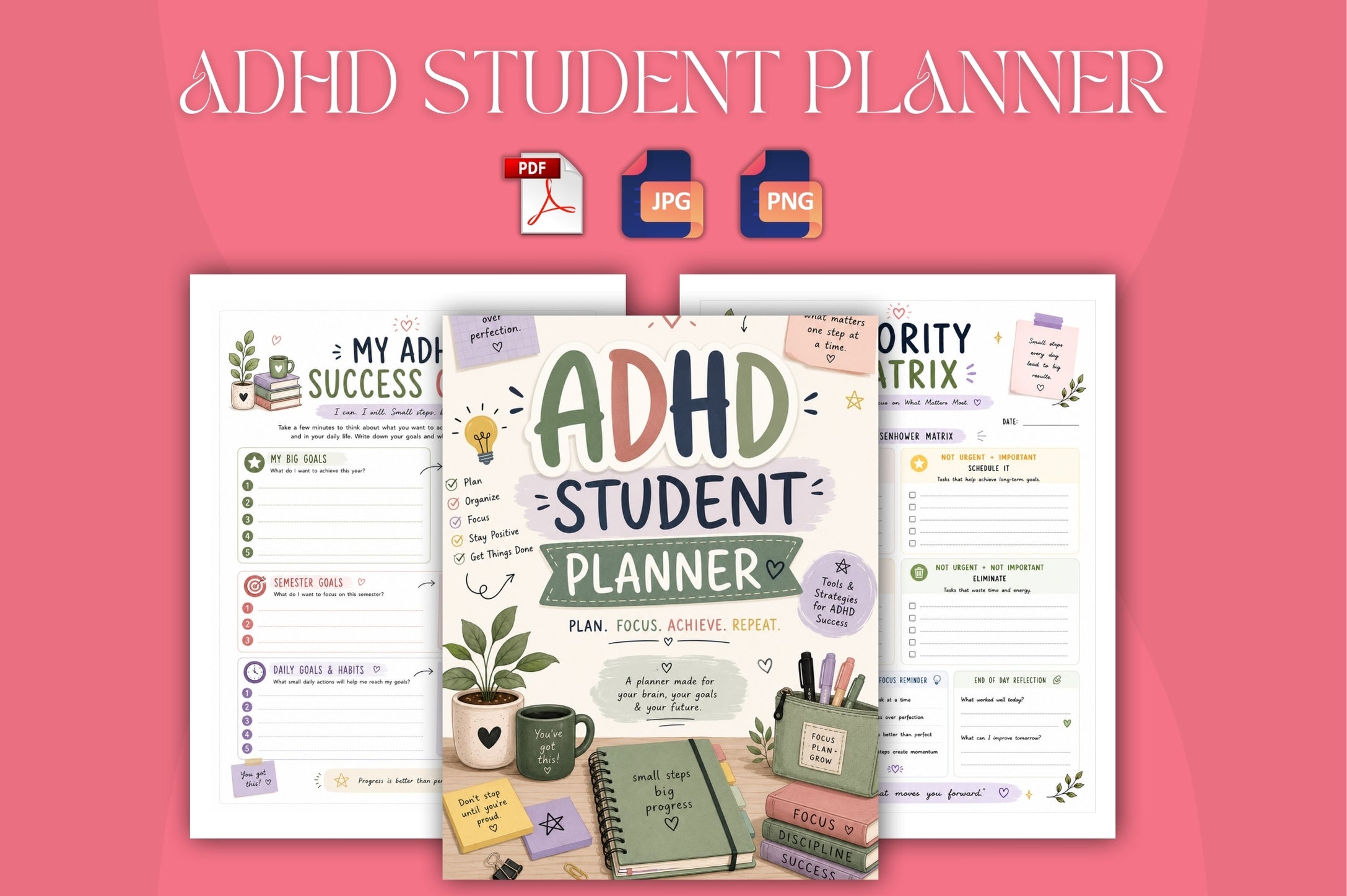Adhd Student Planner