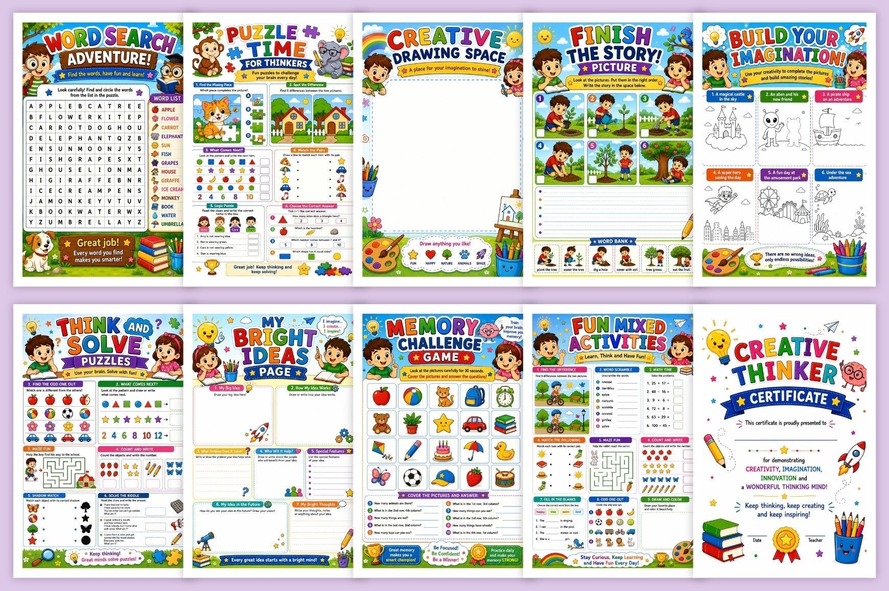 Creative Thinkers Activity Book