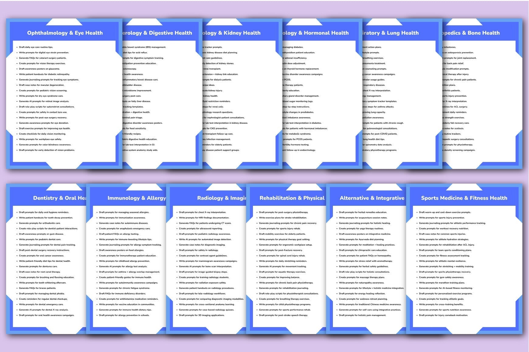 Medical Intelligence Guide Prompts