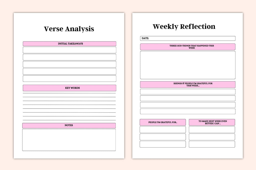 Scripture Study Journal