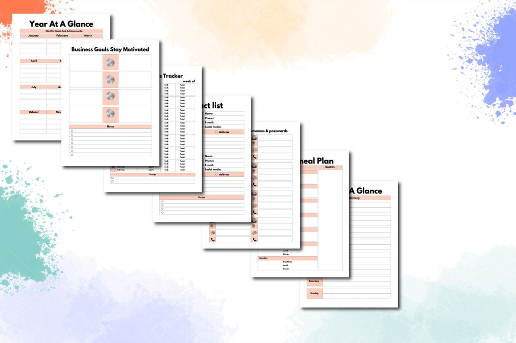 Working From Home Planner