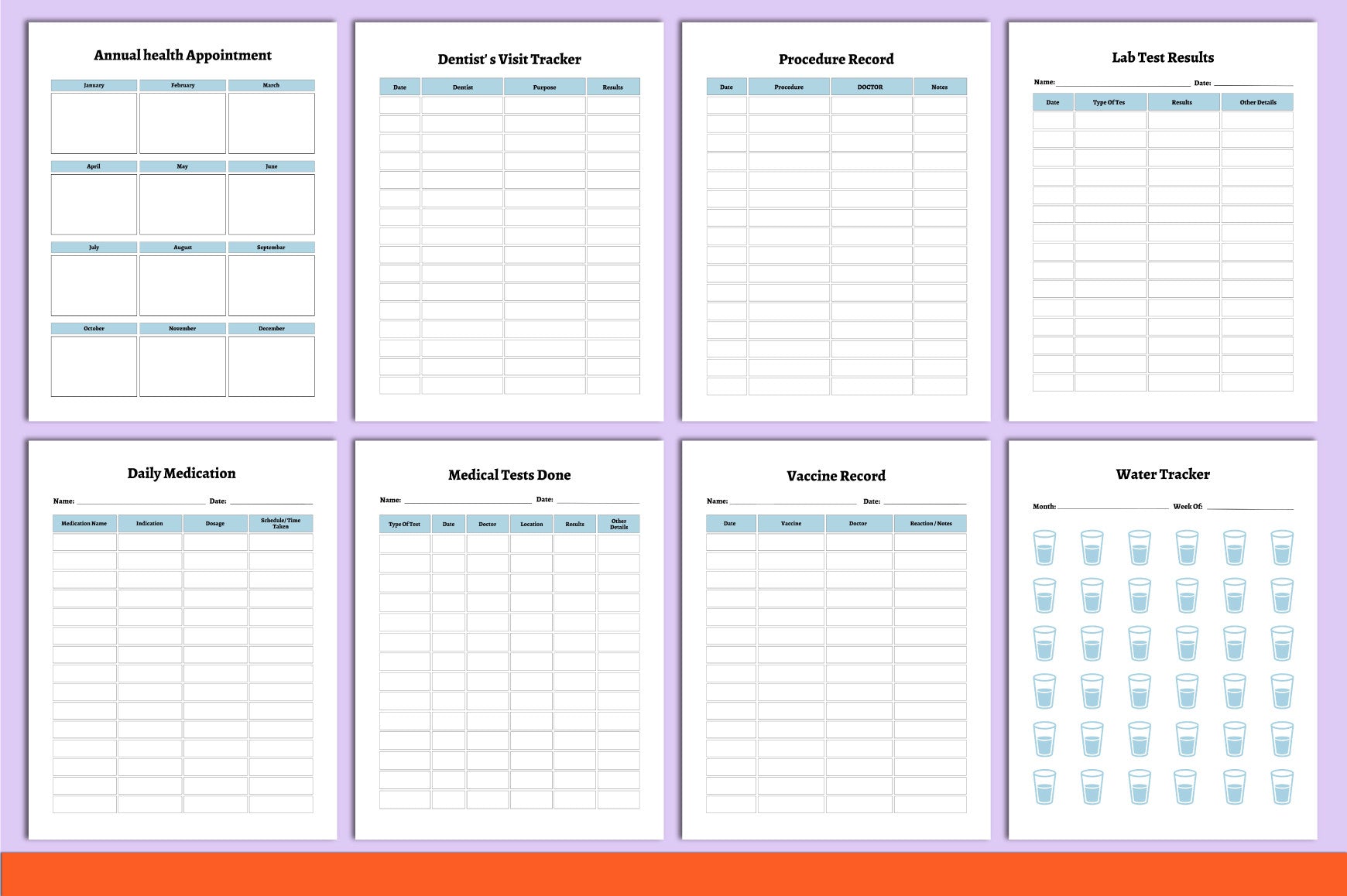 Medical Planner Guide