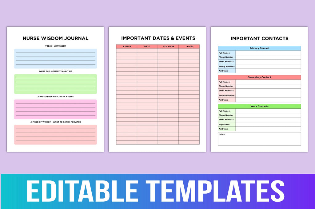 Mindful Nurses Planner