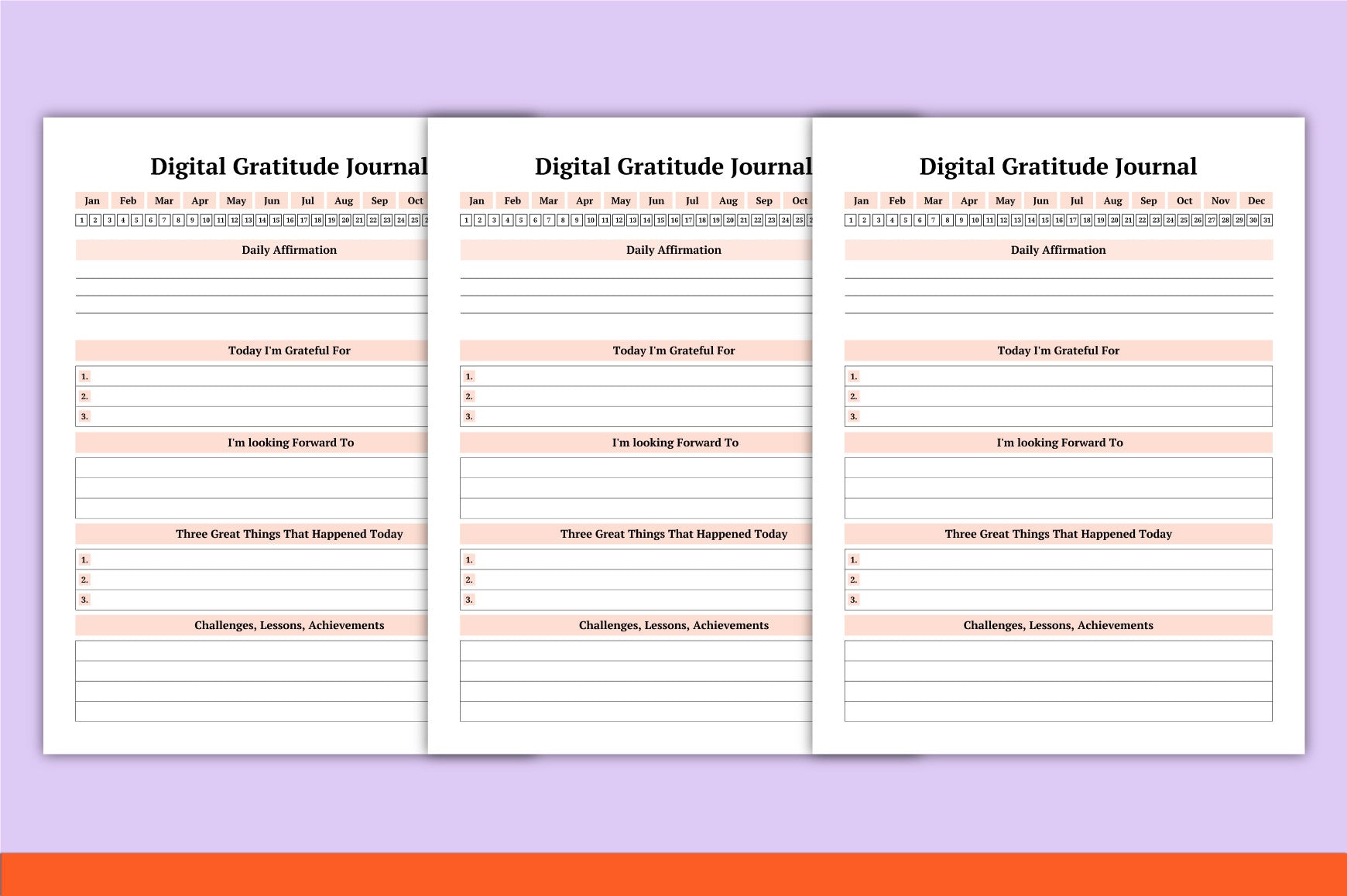 Daily Gratitude Journal