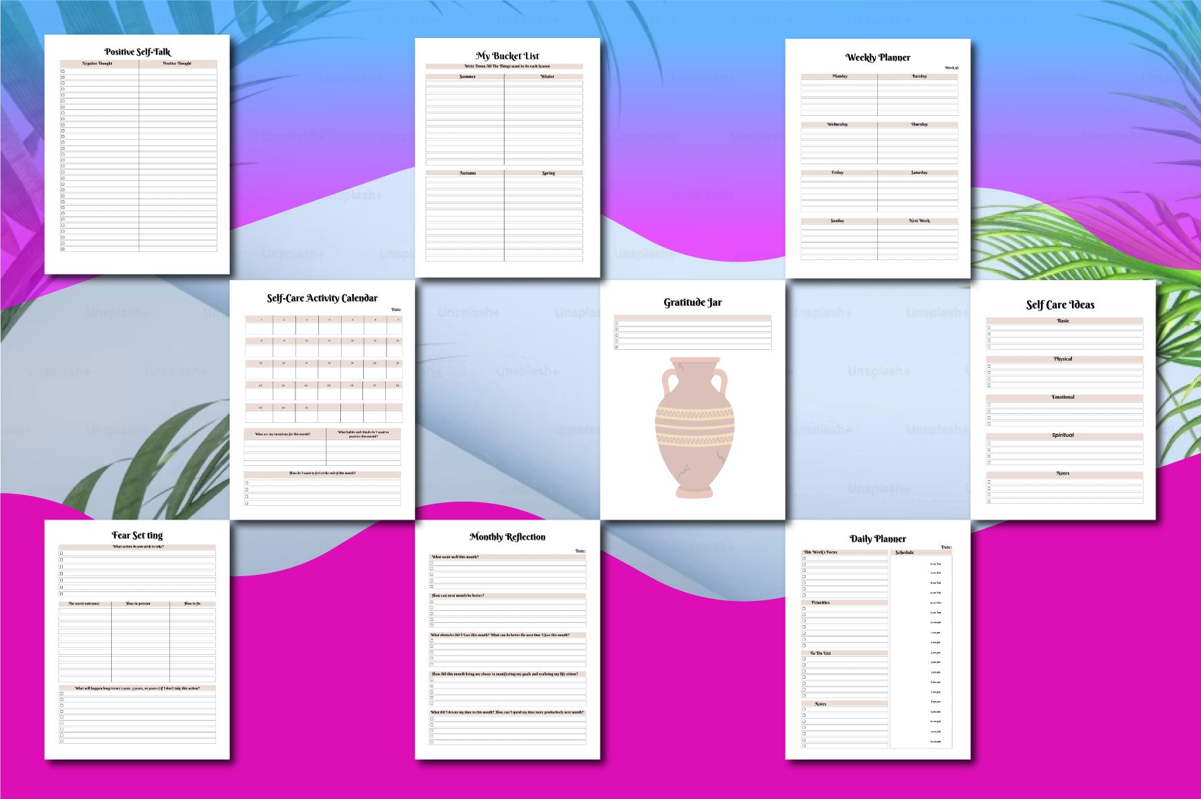 Self-Care Wellness Journal