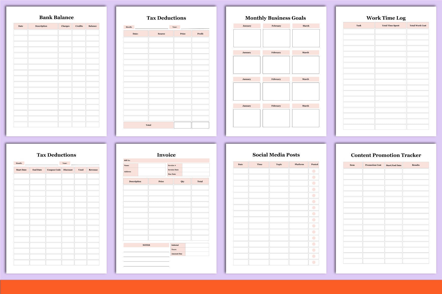 Candle Business Planner