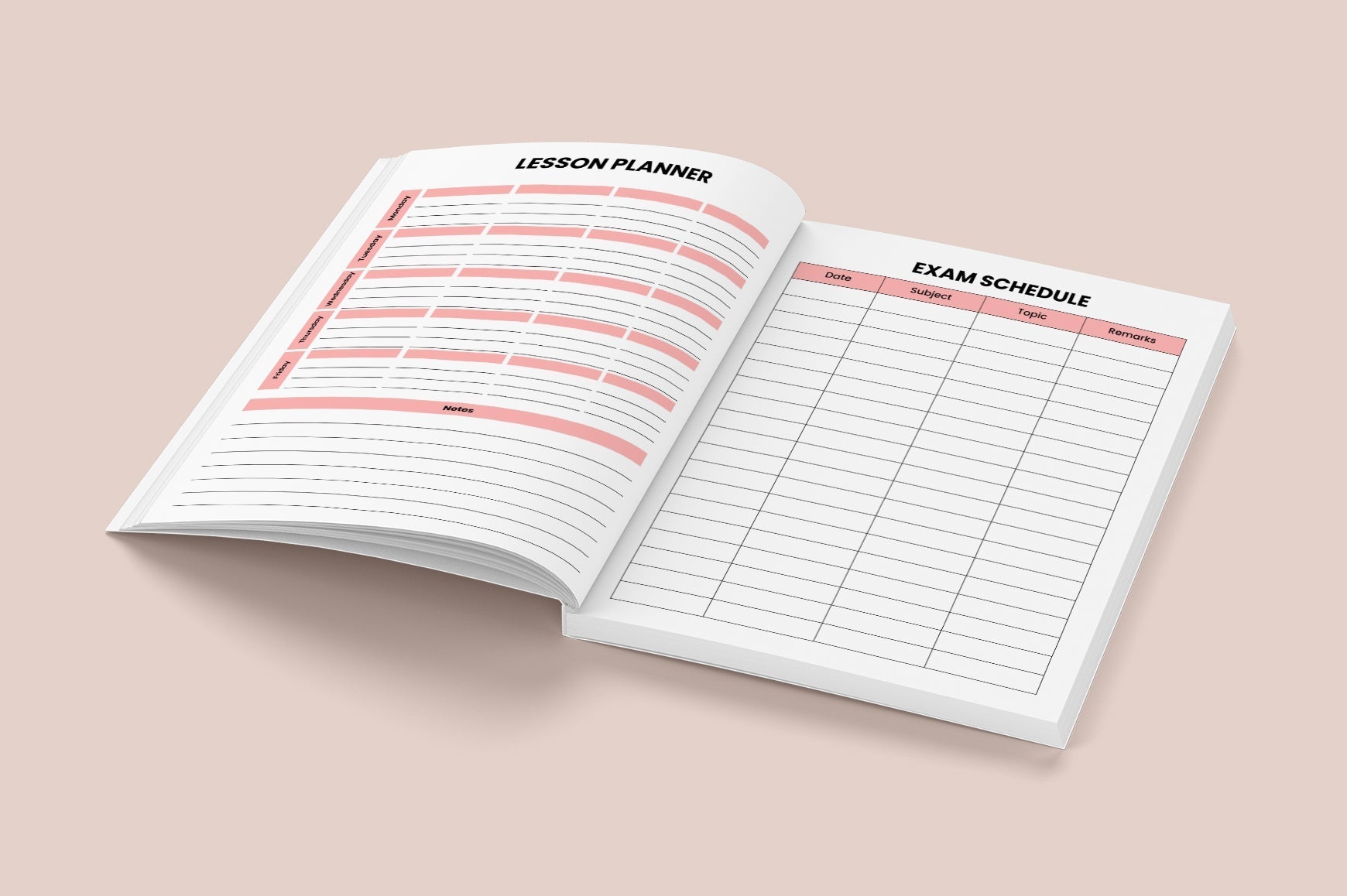 Teacher Organization Binder Planner