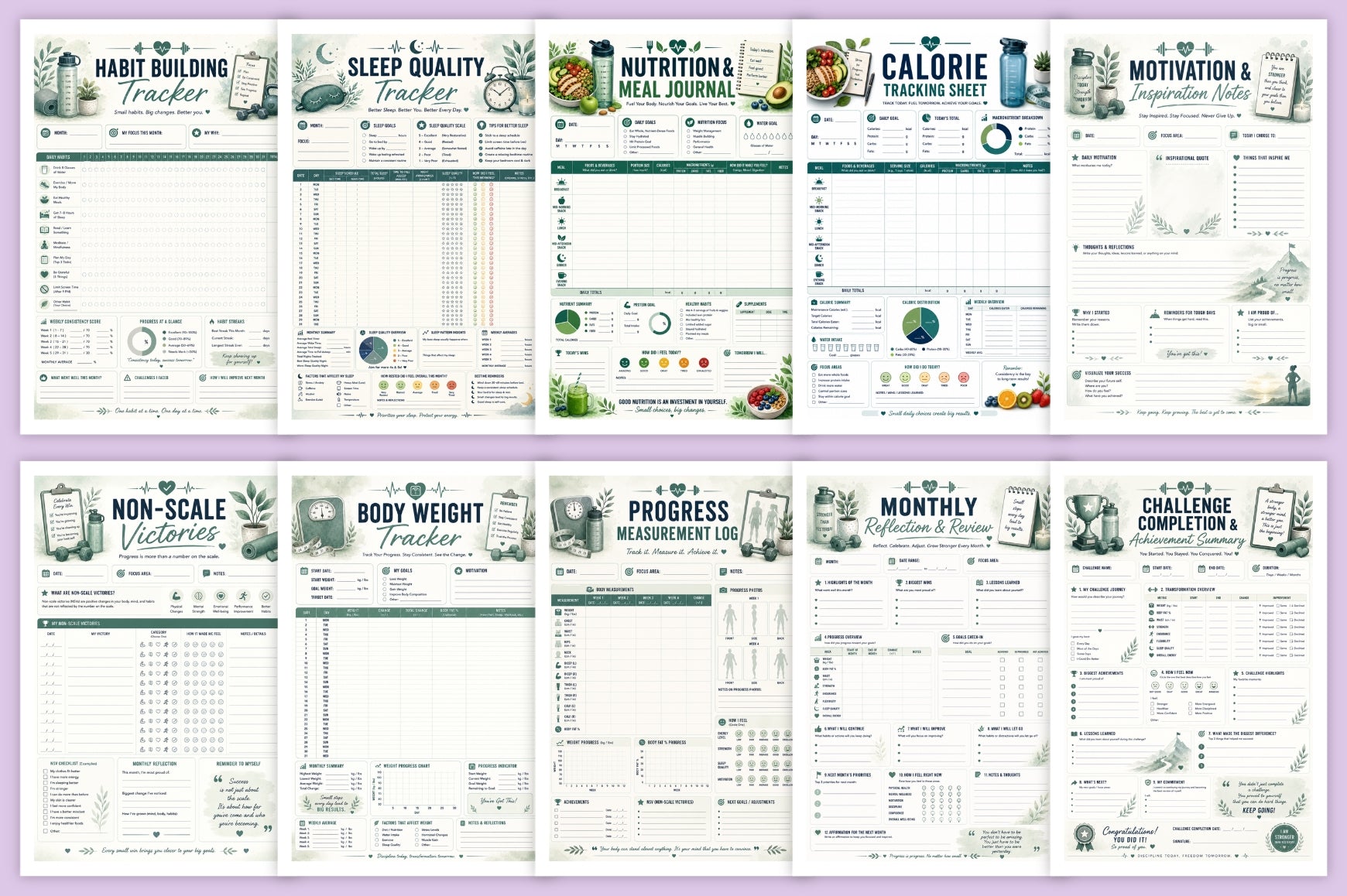 Fitness Challenge Journal