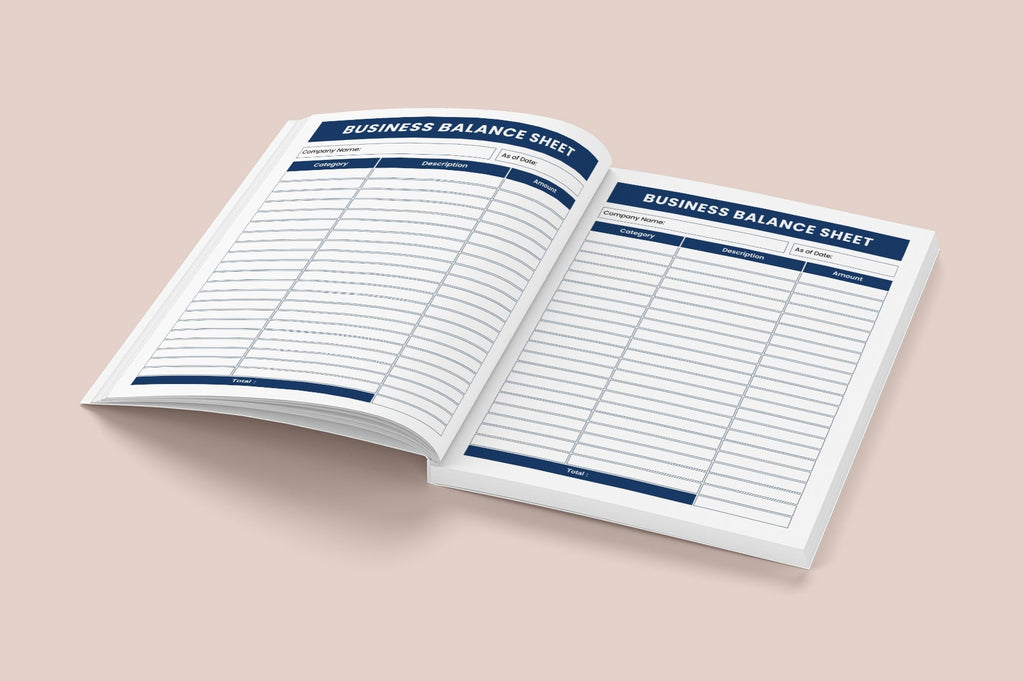 Small Business Balance Sheet Planner