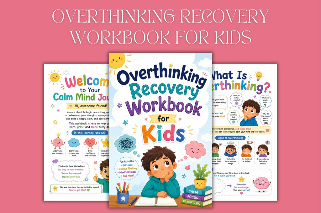 Overthinking Recovery For Kids Workbook