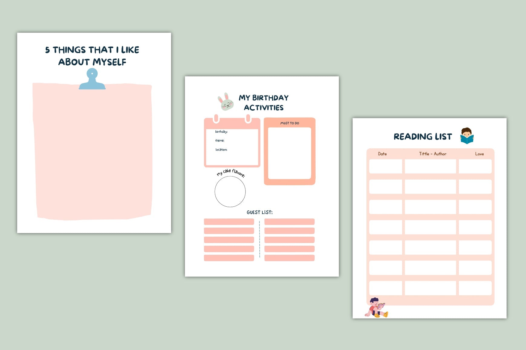 Play Year Kids Planner