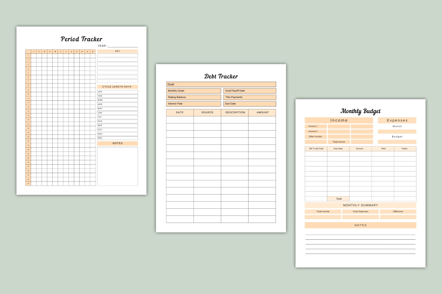 Soft Life Daily Routine Journal