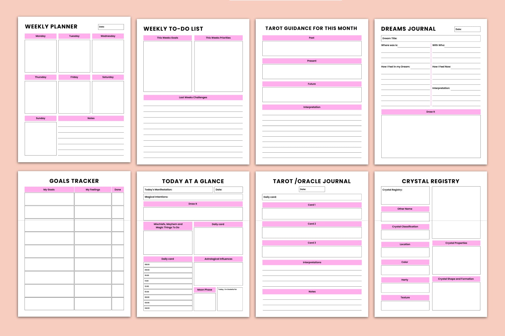 Witchy Studio Planner