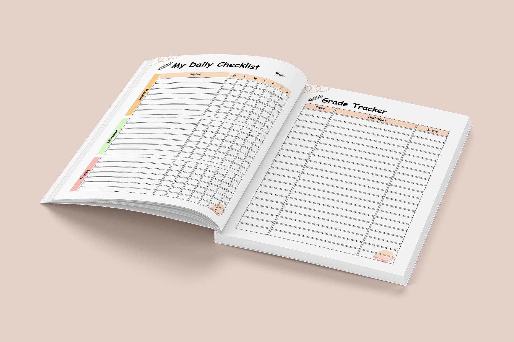 Student Kids Planner