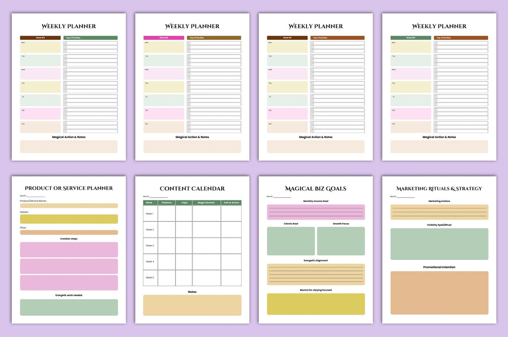 Witchcraft Business Planner