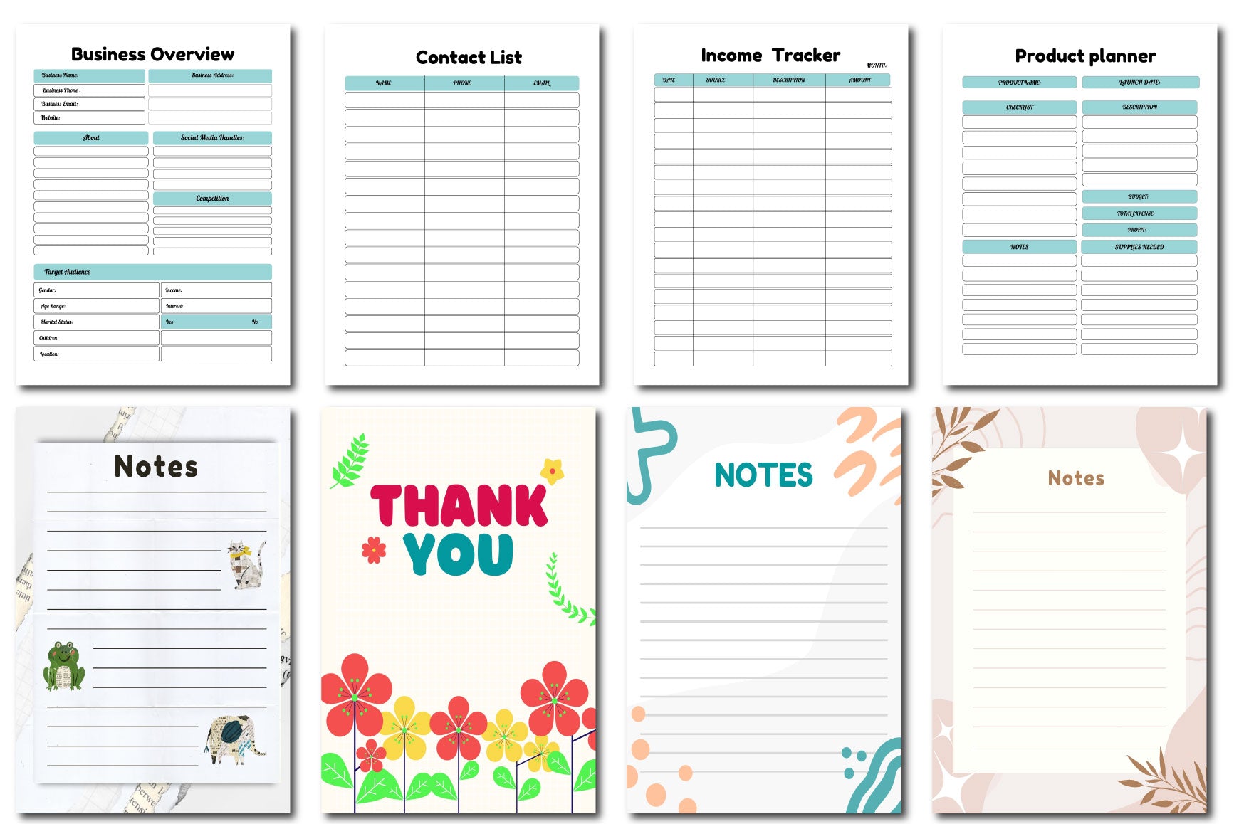 Tumbler Business Planner