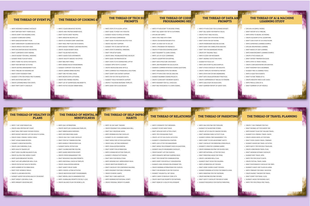 The Creative Loom of Prompts